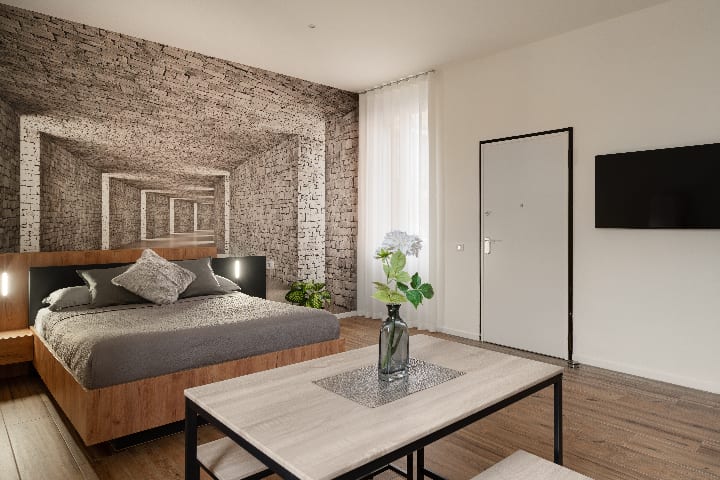 Golden Teal & Silver Birch apartments